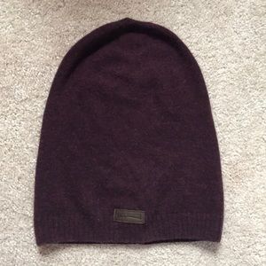 Cashmere blend slouchy beanie
